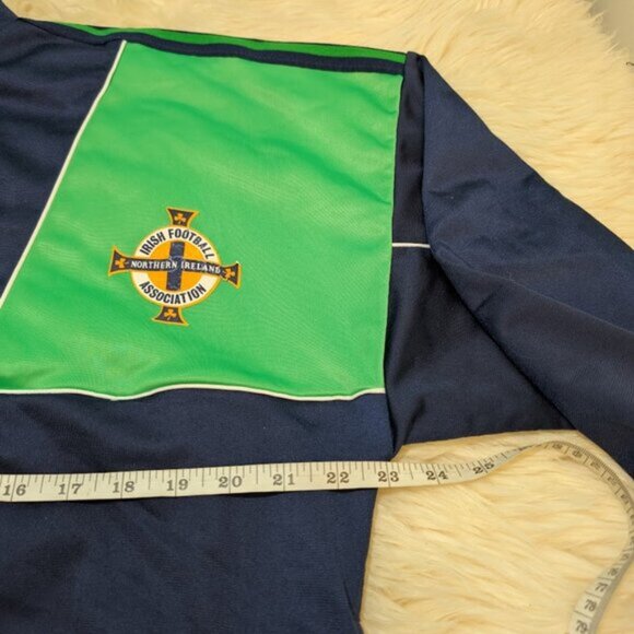 Vintage Adidas Made in England Irish Football Northern Ireland Size 42 - 44 - Picture 6 of 9